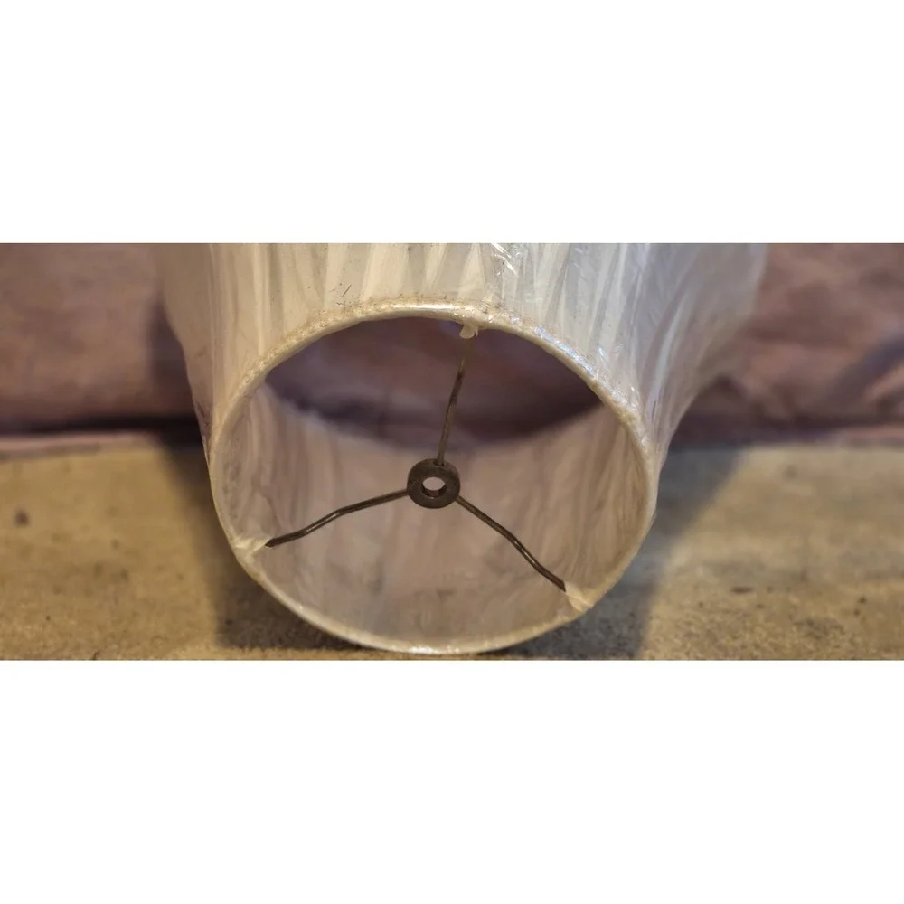 Lot of 4 Stacy Lynn Studios Fashion Lampshades – White –‎ New NOS